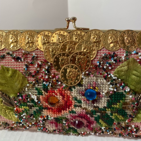 Original vintage 1940’s Jolles Rigina handmade clutch - Picture 3 of 10